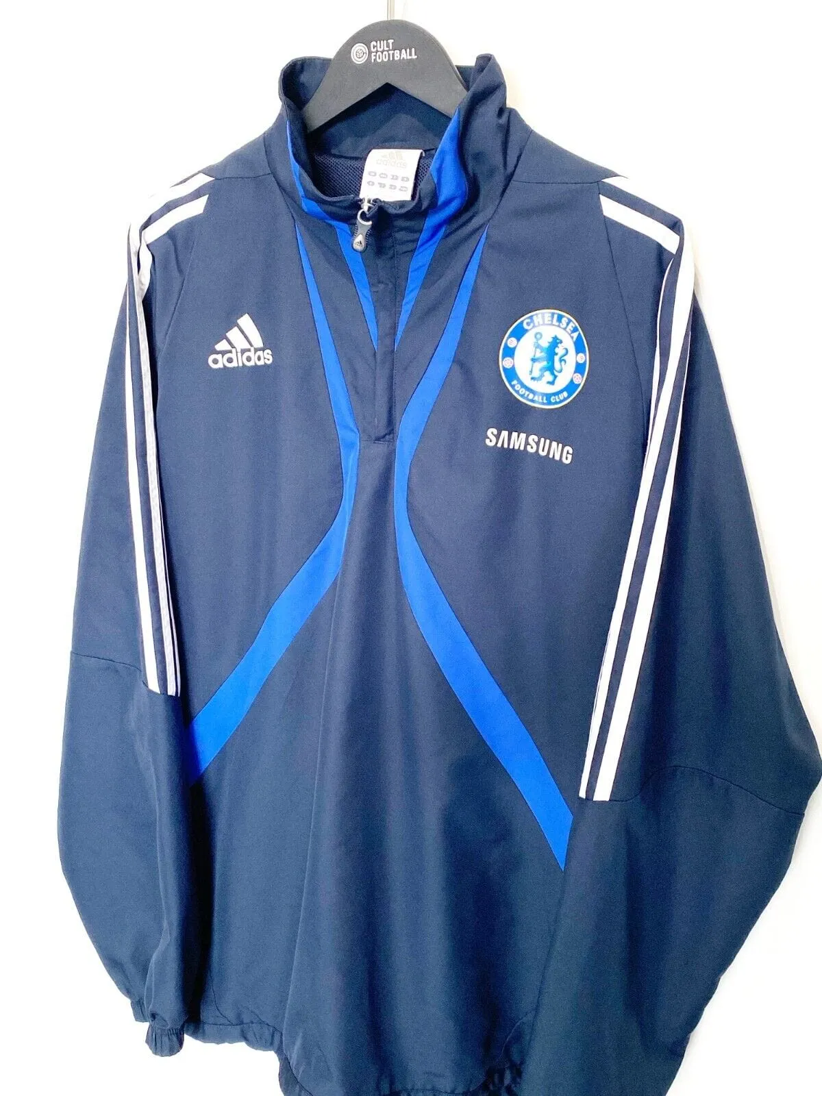 2009/10 CHELSEA Vintage adidas Football Track Top Jacket 44/46 (XL) Drogba Era