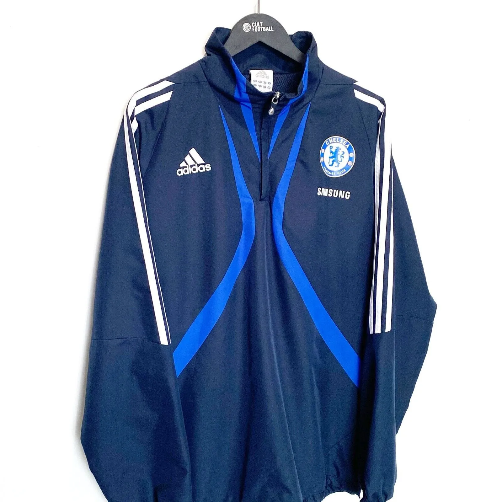 2009/10 CHELSEA Vintage adidas Football Track Top Jacket 44/46 (XL) Drogba Era