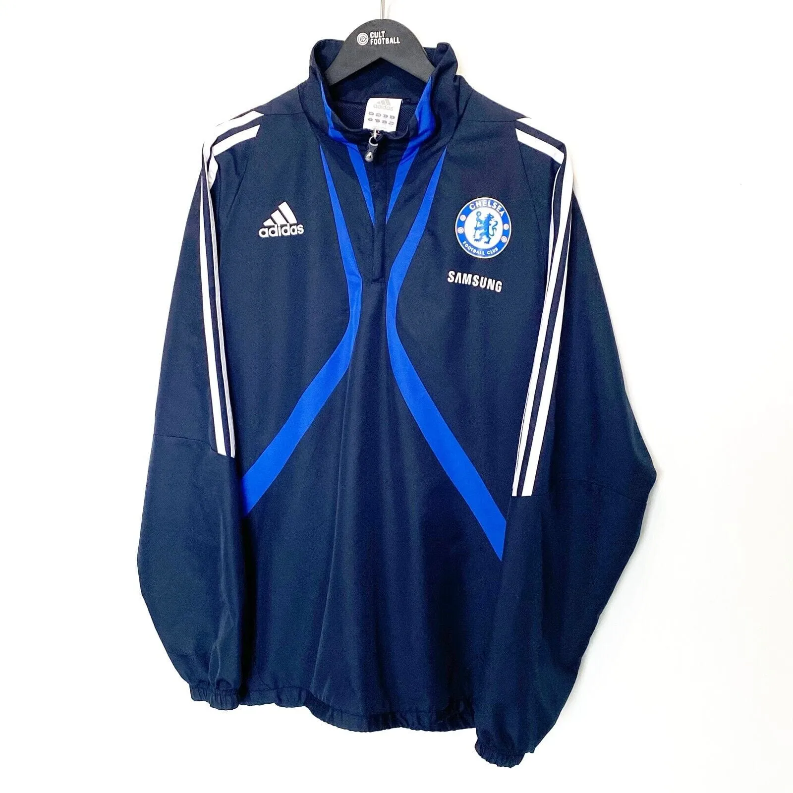 2009/10 CHELSEA Vintage adidas Football Track Top Jacket 44/46 (XL) Drogba Era