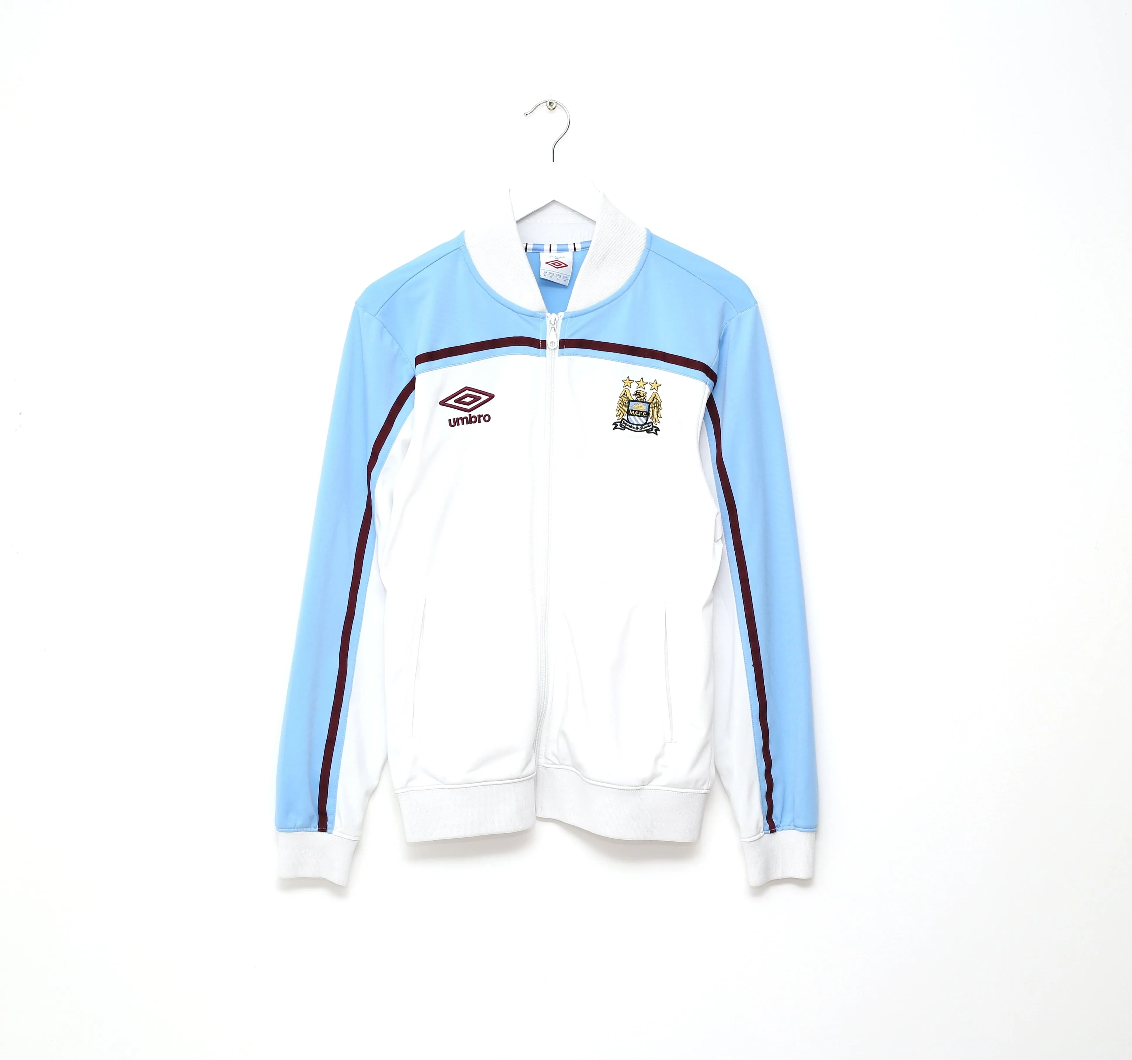 2009/10 Manchester City Vintage Umbro Football Jacket Track Top (M)