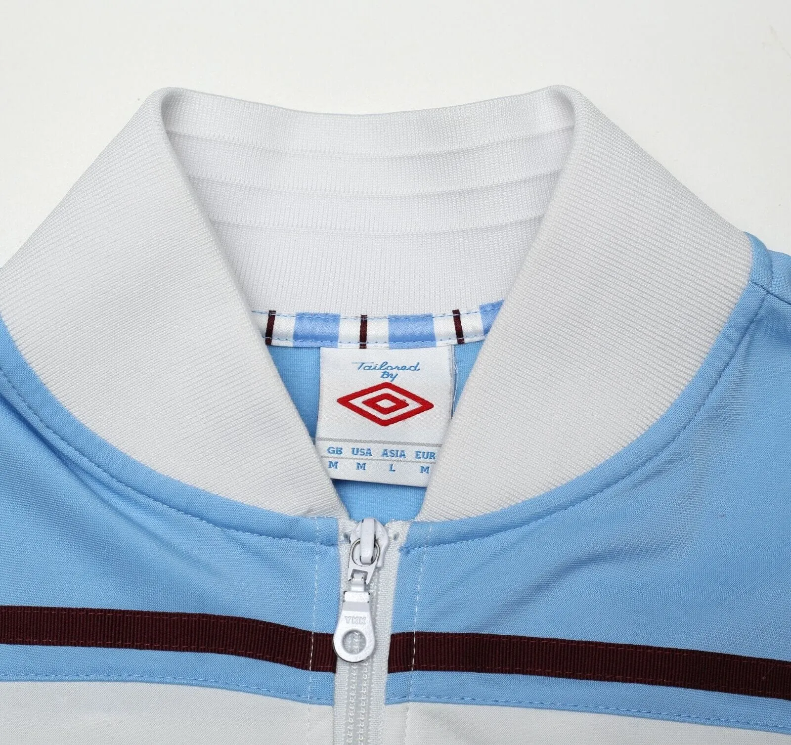 2009/10 Manchester City Vintage Umbro Football Jacket Track Top (M)