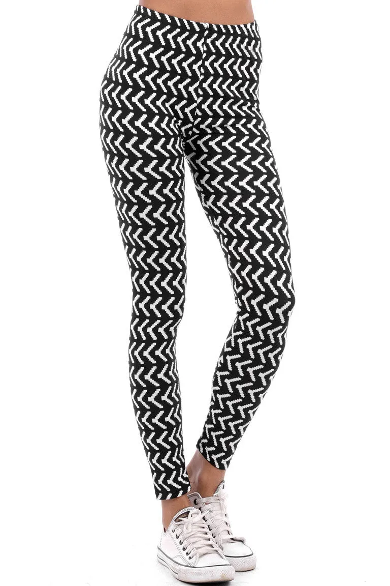 Abstract Print Leggings