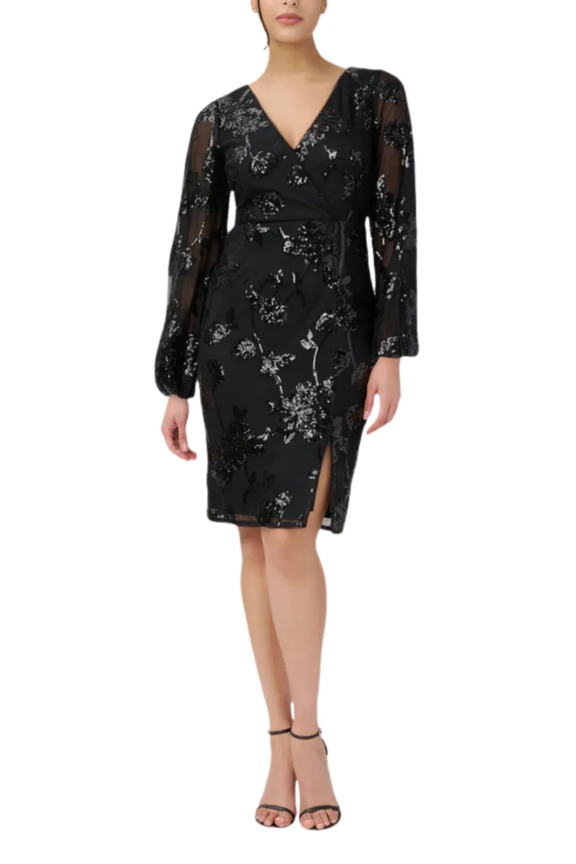 Adrianna Papell Women's Sequined Sheath Dress