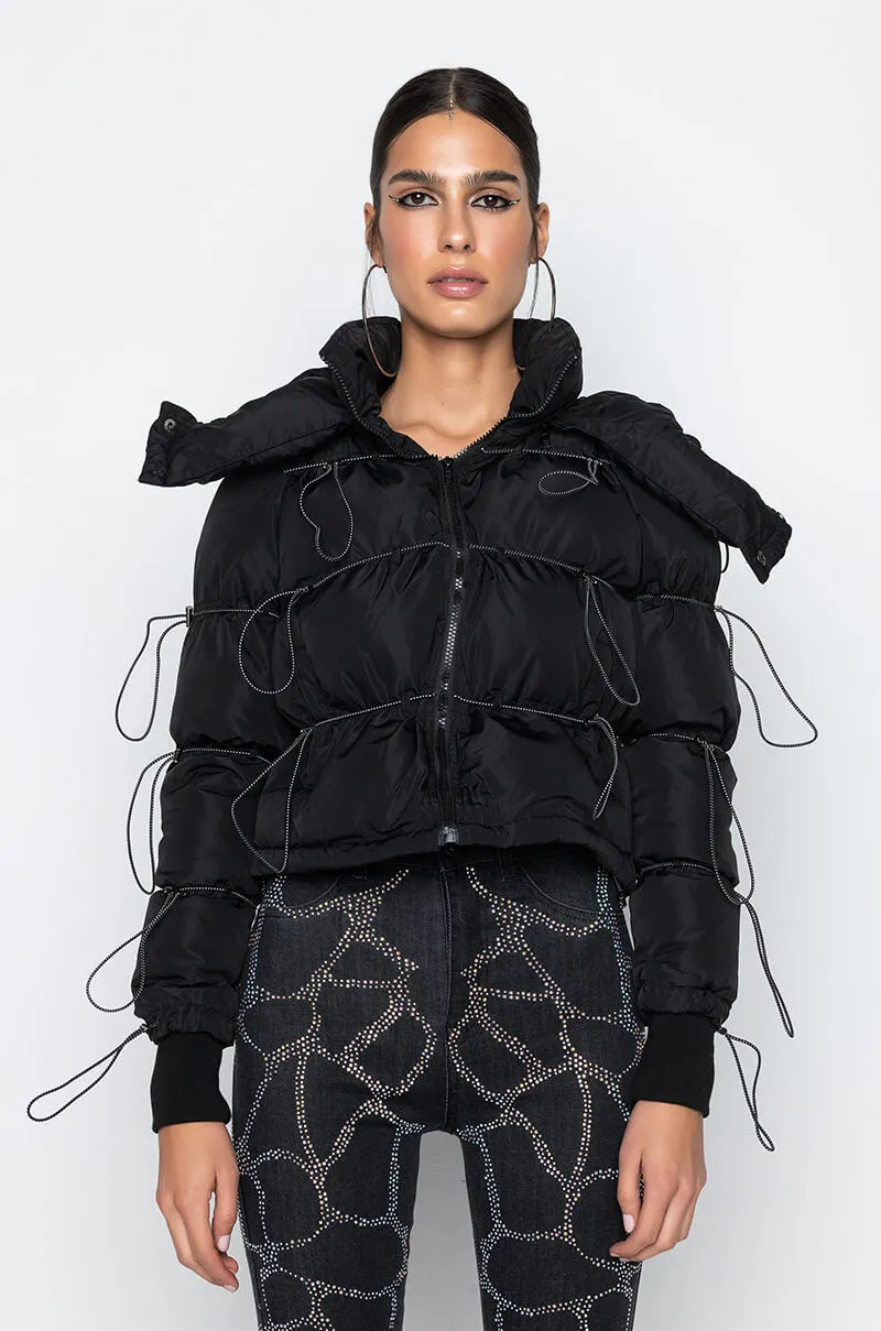 AKIRA ELASTIC DREAMS PUFFER JACKET