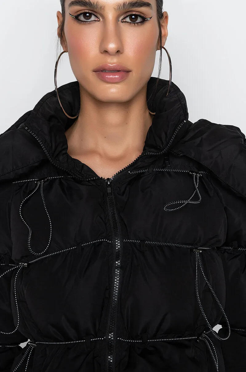 AKIRA ELASTIC DREAMS PUFFER JACKET