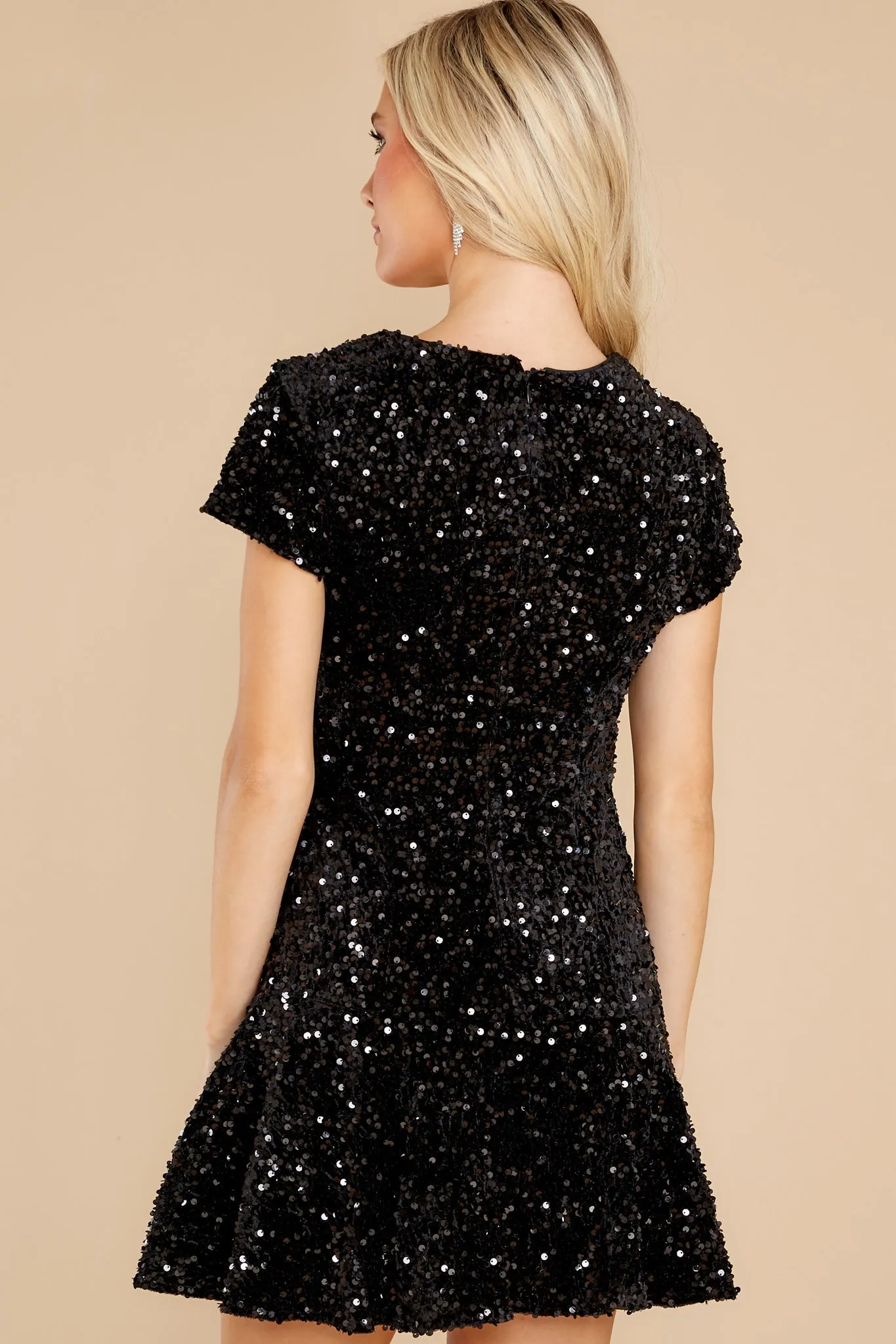 All That Glitters Black Dress