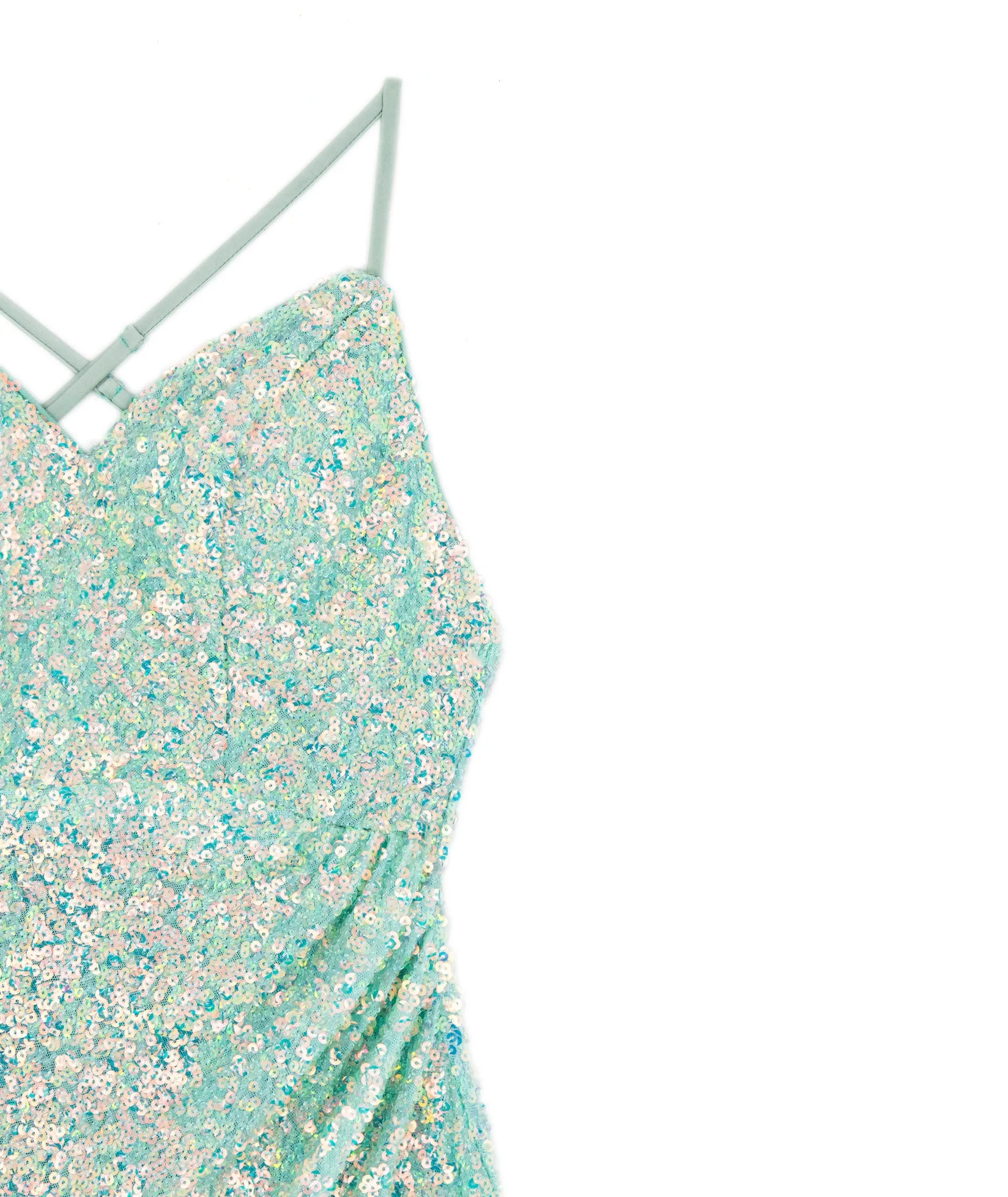 Alyce Women Mint Opal Sequin Cori Dress