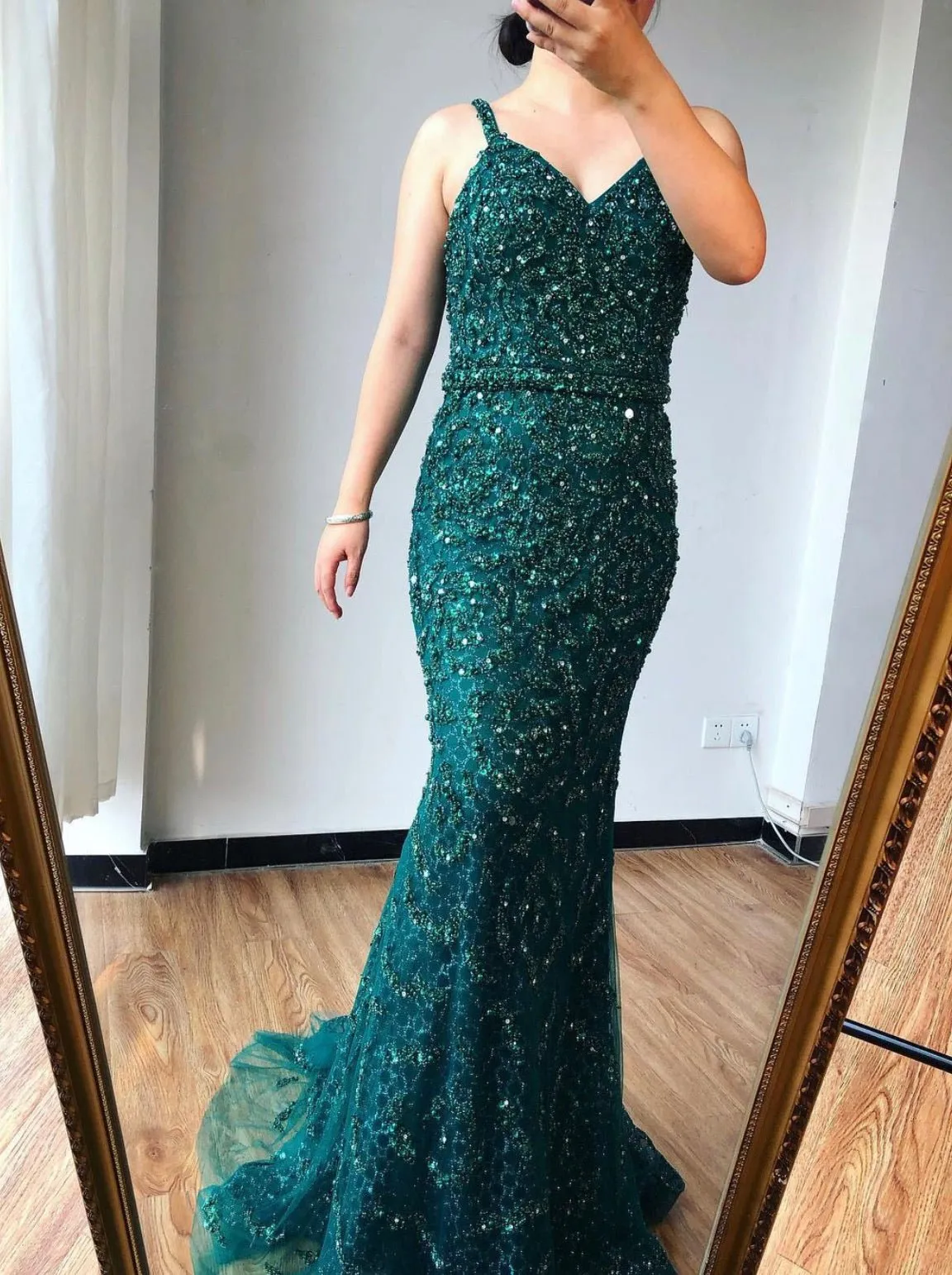 ALYSSA - Diamond beading Gown