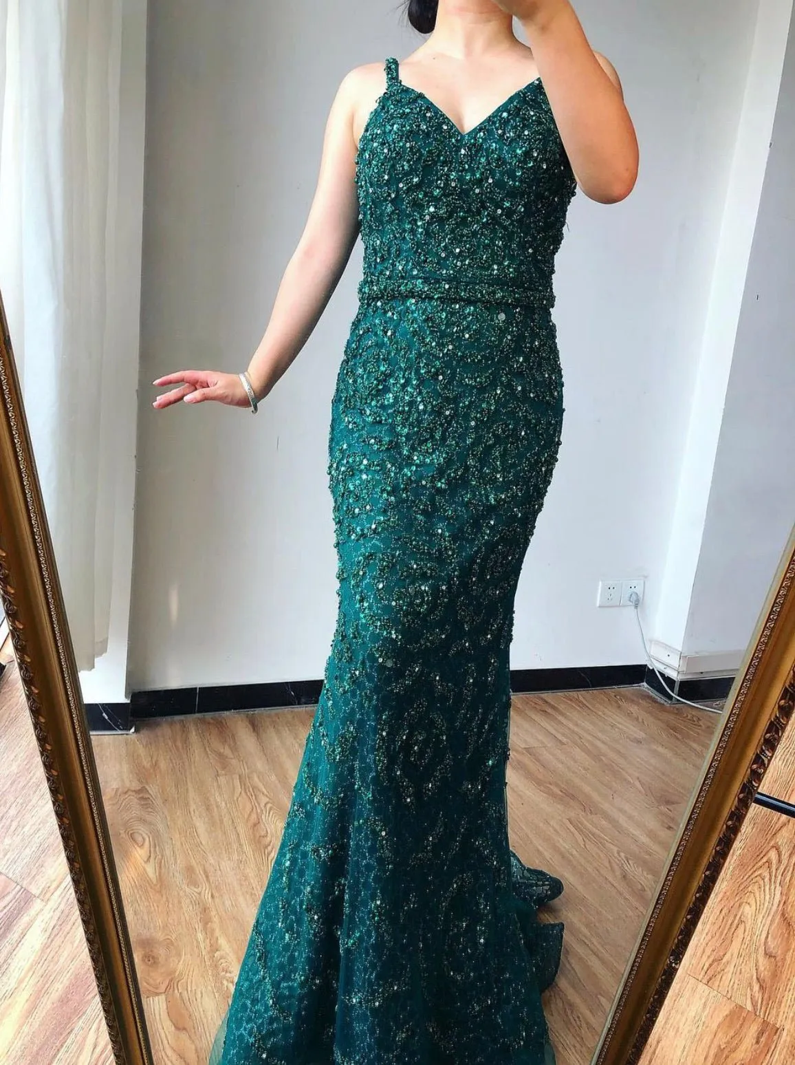 ALYSSA - Diamond beading Gown