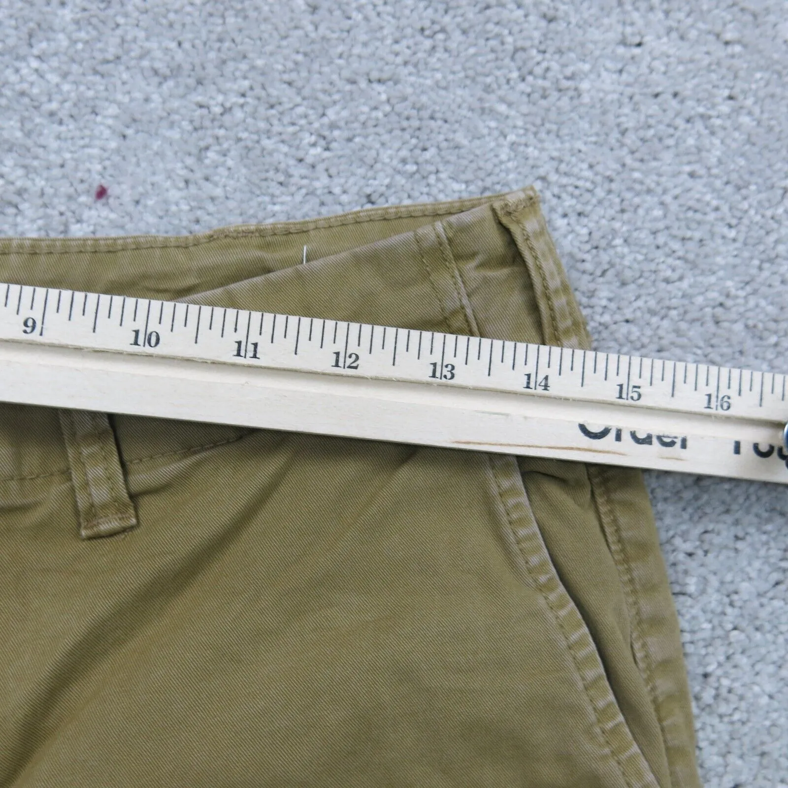 American Eagle Outfitters Mens Chino Pant Slash Pockets Mid Rise Khaki W29XL32