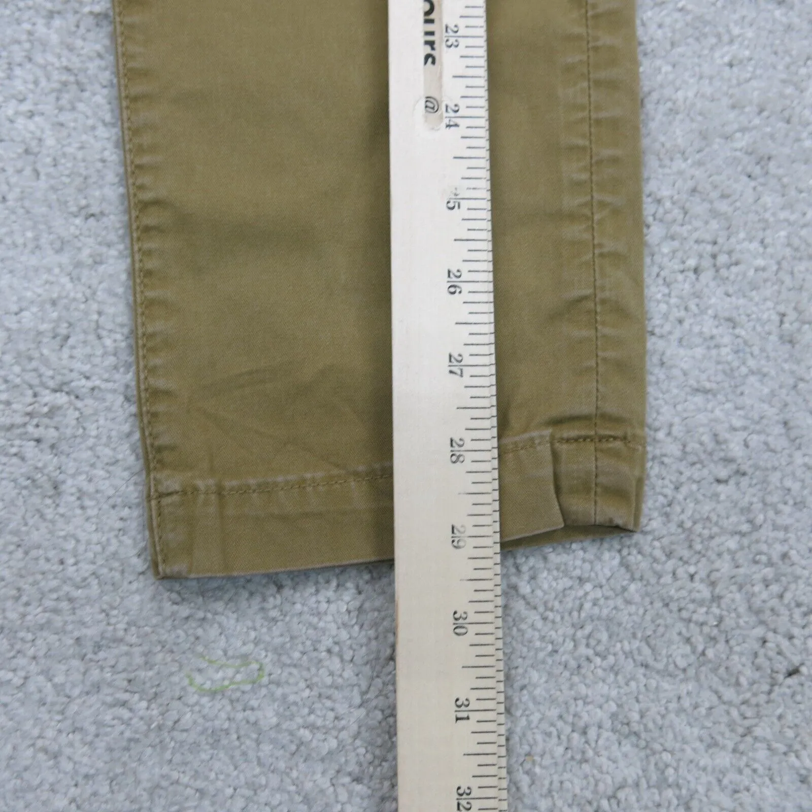 American Eagle Outfitters Mens Chino Pant Slash Pockets Mid Rise Khaki W29XL32