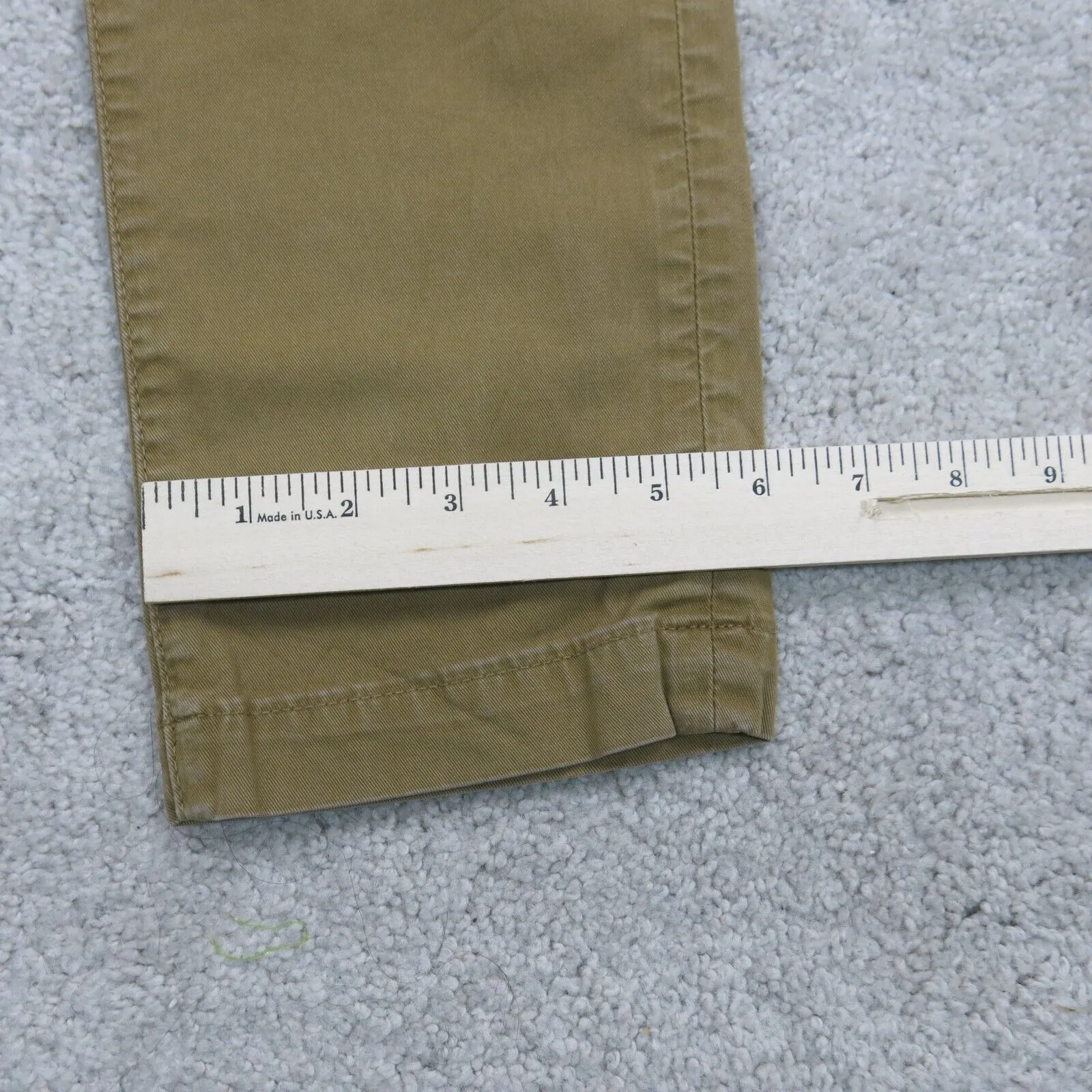 American Eagle Outfitters Mens Chino Pant Slash Pockets Mid Rise Khaki W29XL32