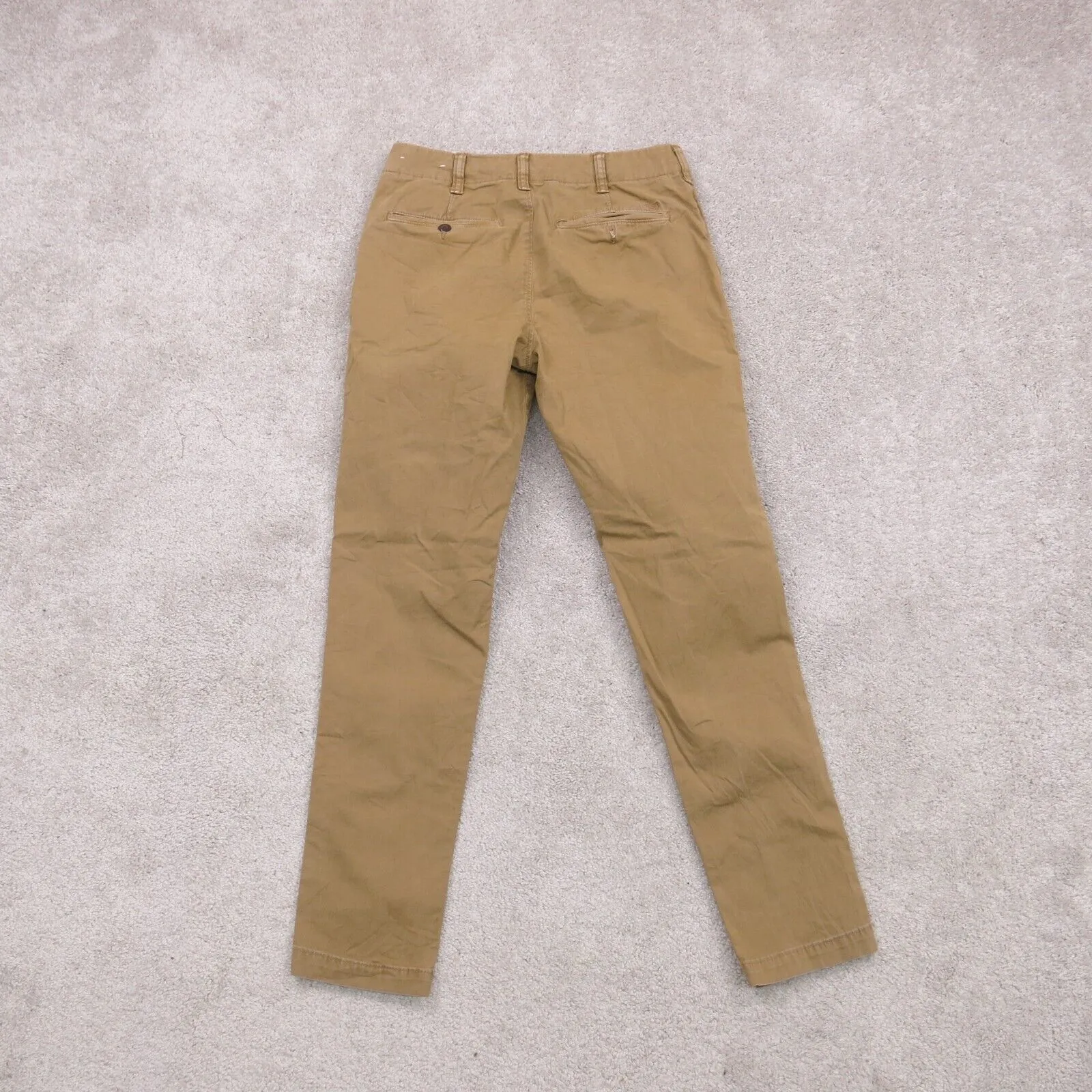 American Eagle Outfitters Mens Chino Pant Slash Pockets Mid Rise Khaki W29XL32