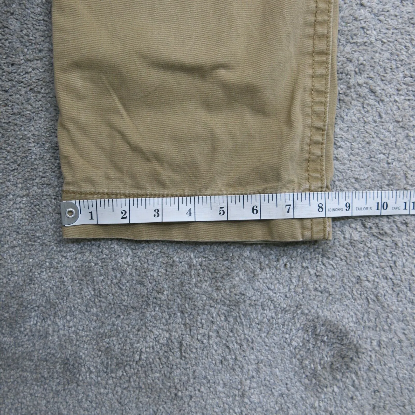 American Eagle Outfitters Mens Chino Pants Stretch Low Rise Khaki Size W31XL30