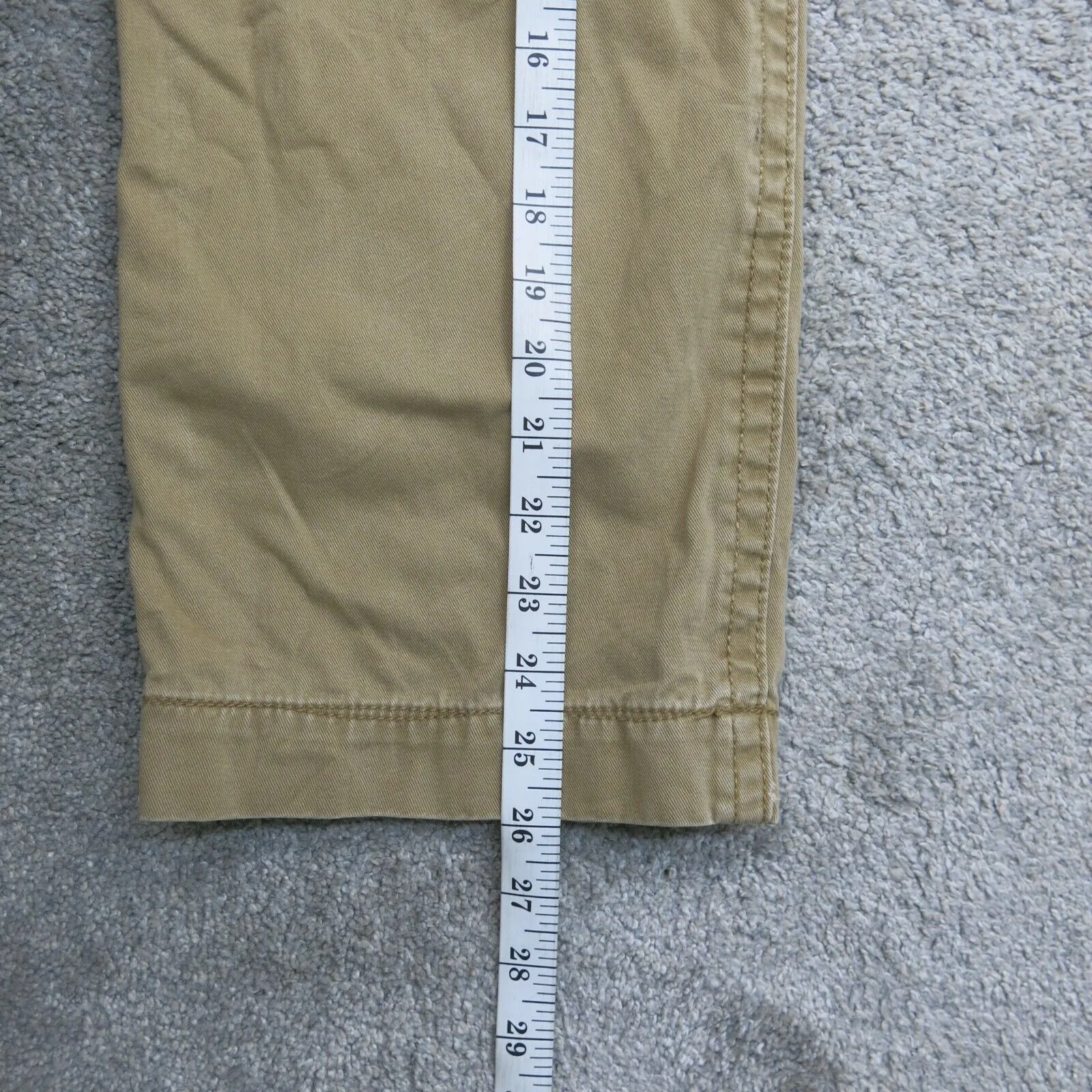 American Eagle Outfitters Mens Chino Pants Stretch Low Rise Khaki Size W31XL30