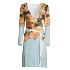 Anthurium Abound Wrap Dress