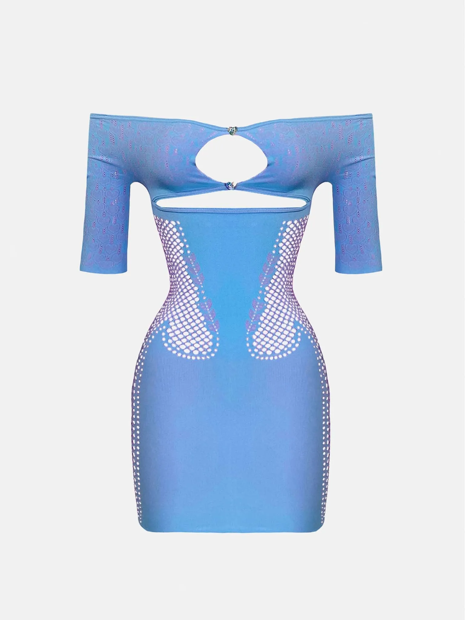 Archer Dress Crypto Blue