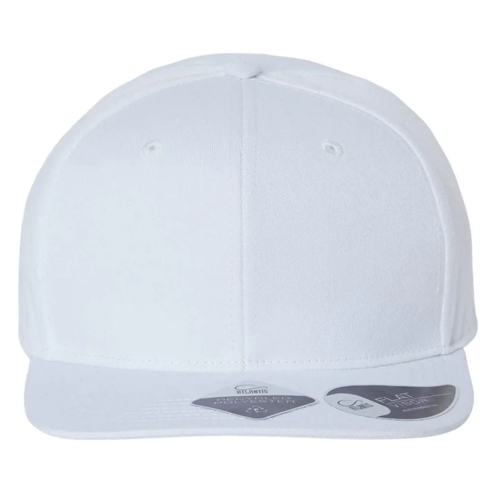 Atlantis Headwear Sustainable Flat Bill Cap