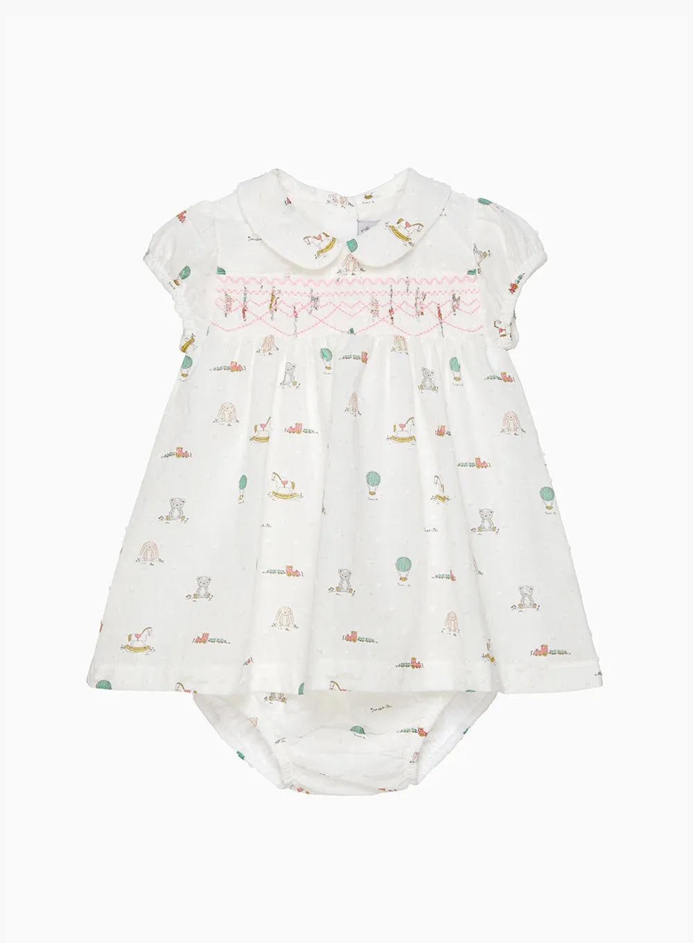 Baby Bunny & Friends Smocked Dress