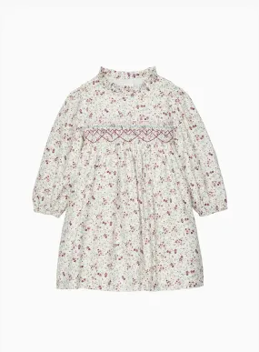 Baby Edie Floral Frill Collar Dress