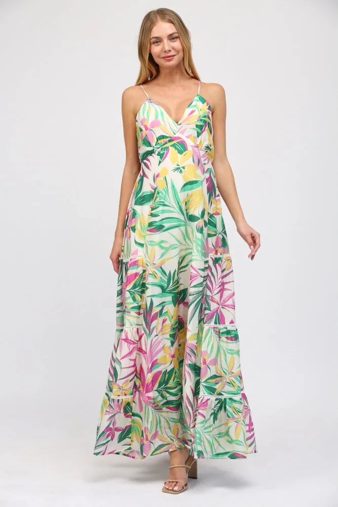 BACK TIE MAXI DRESS