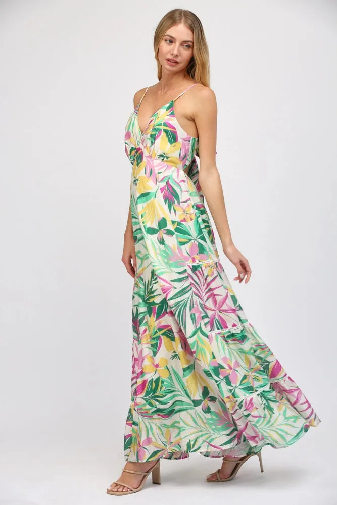 BACK TIE MAXI DRESS