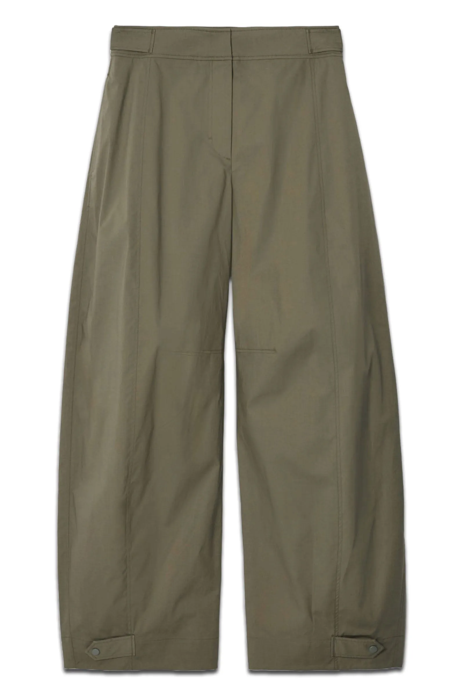 Barrel-leg Utility Trousers