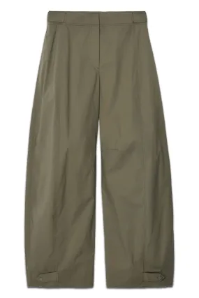 Barrel-leg Utility Trousers