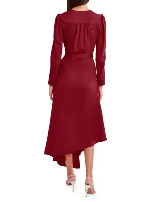 BCBGMAXAZRIA
 Wrap Midi Dress