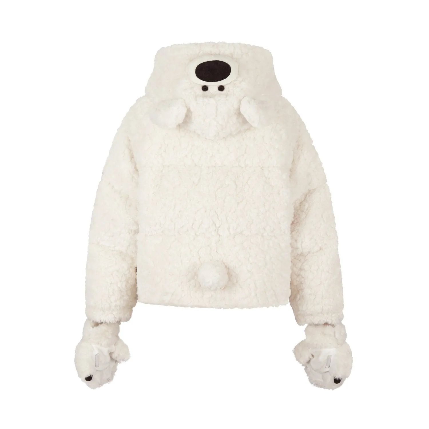 Bear Costume Down Jacket In White