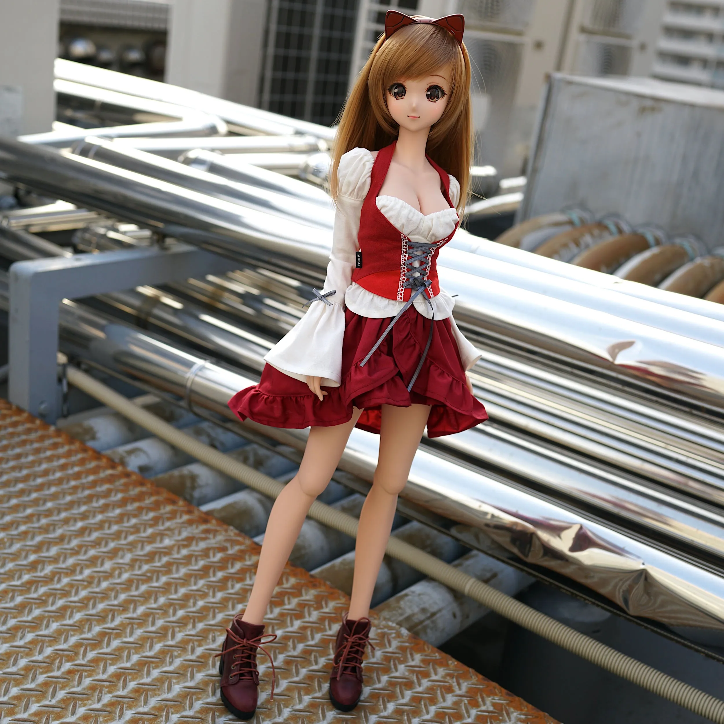 Beer Girl Dress (Red)