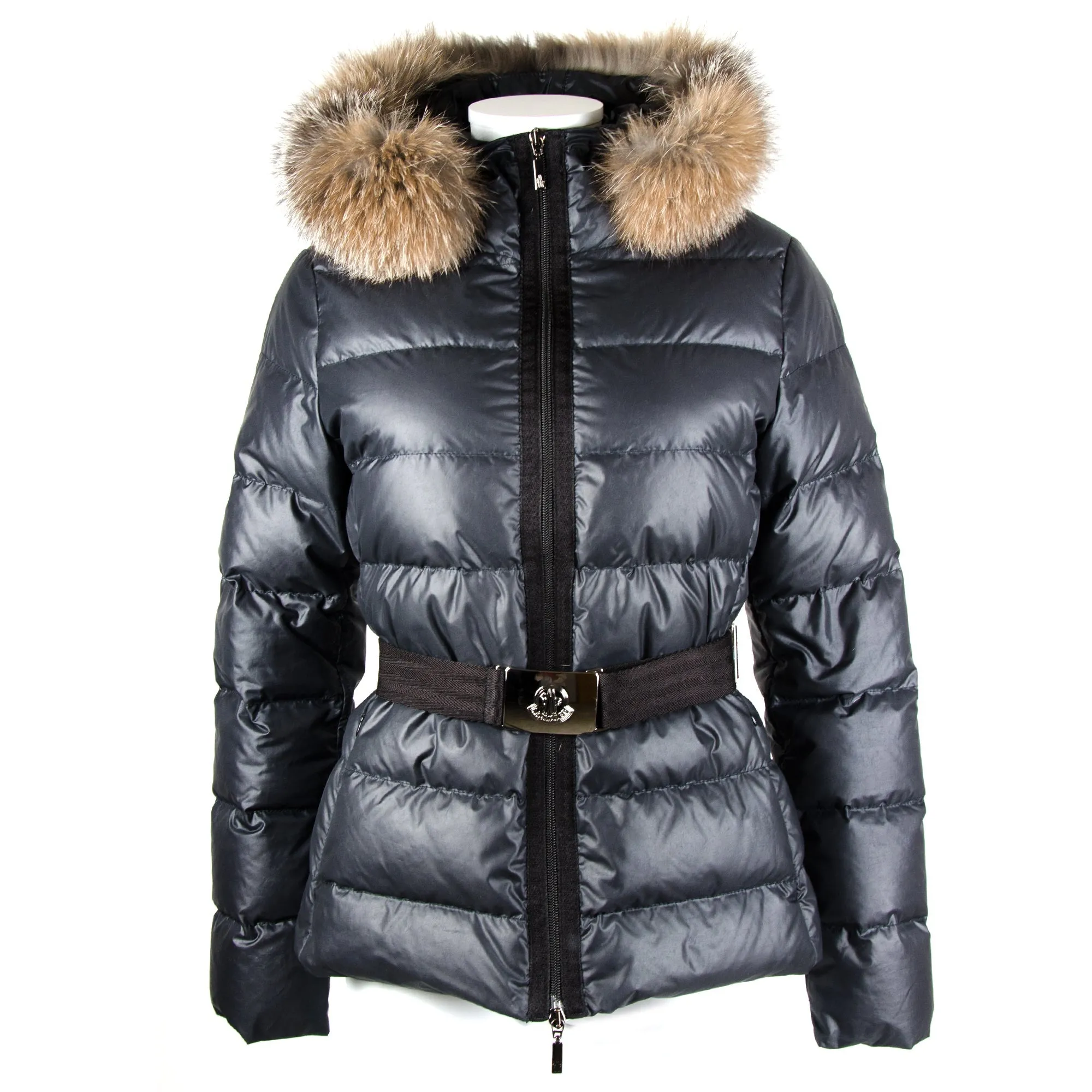 Black Belted Down Jacket