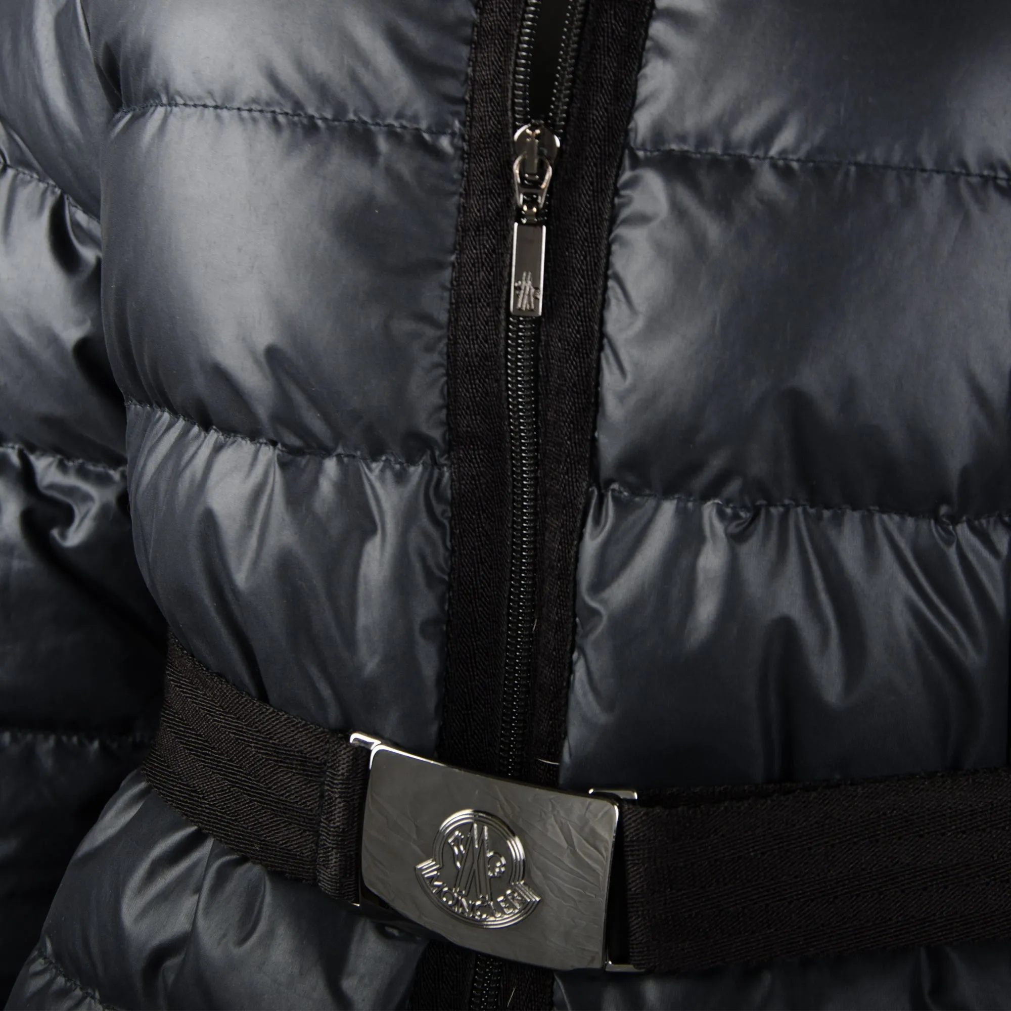 Black Belted Down Jacket