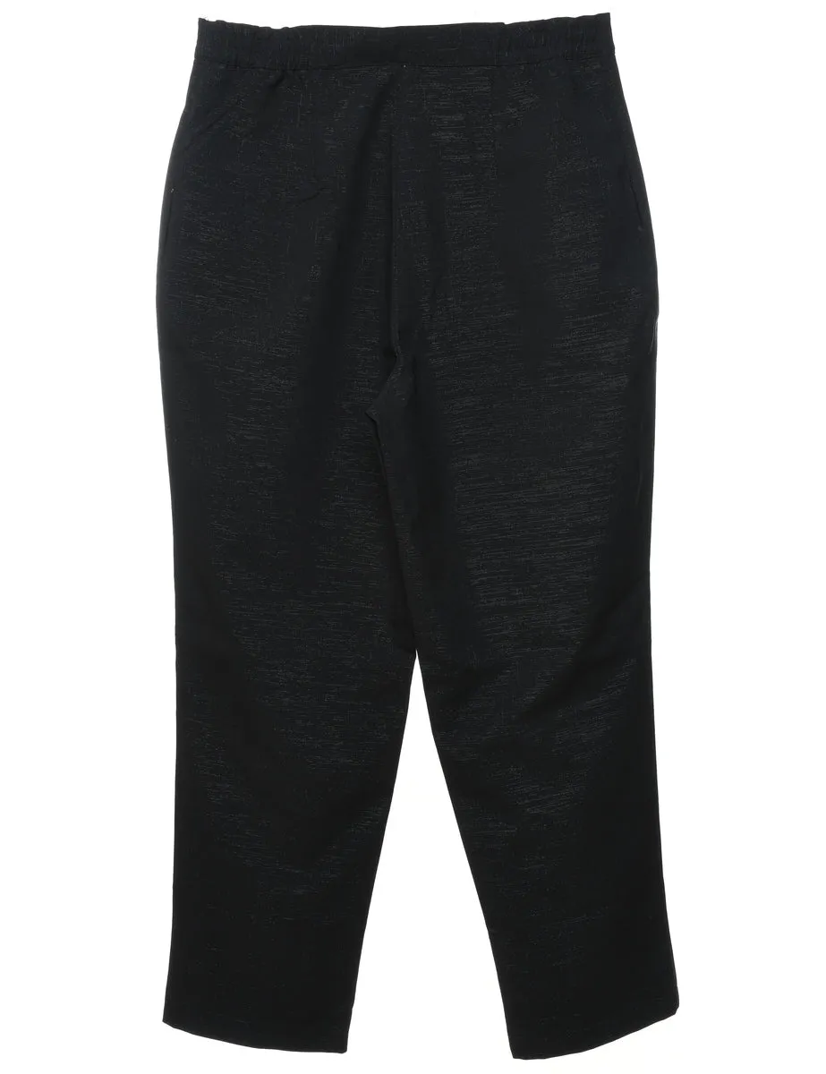 Black Classic Tapered Trousers - W34 L29