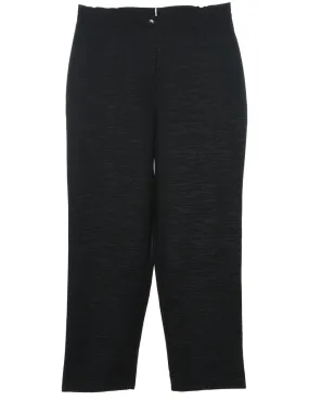 Black Classic Tapered Trousers - W34 L29