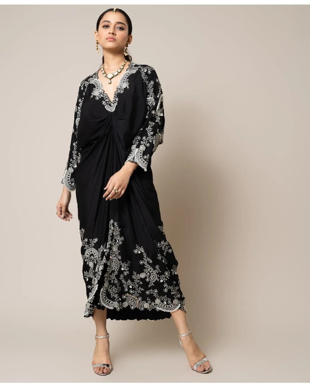 Black Kaftan Dress