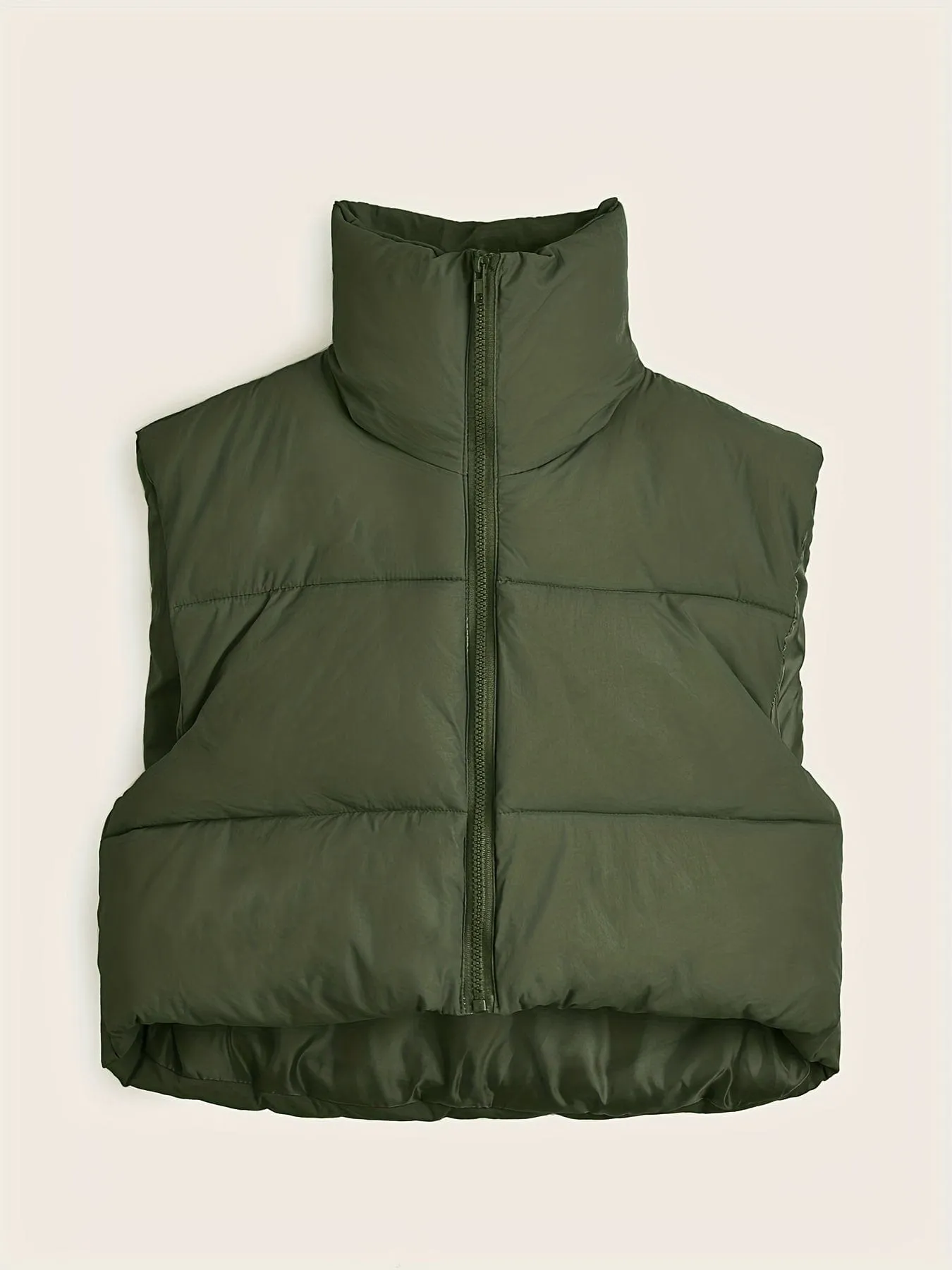 Black Puffer Vest with Hood