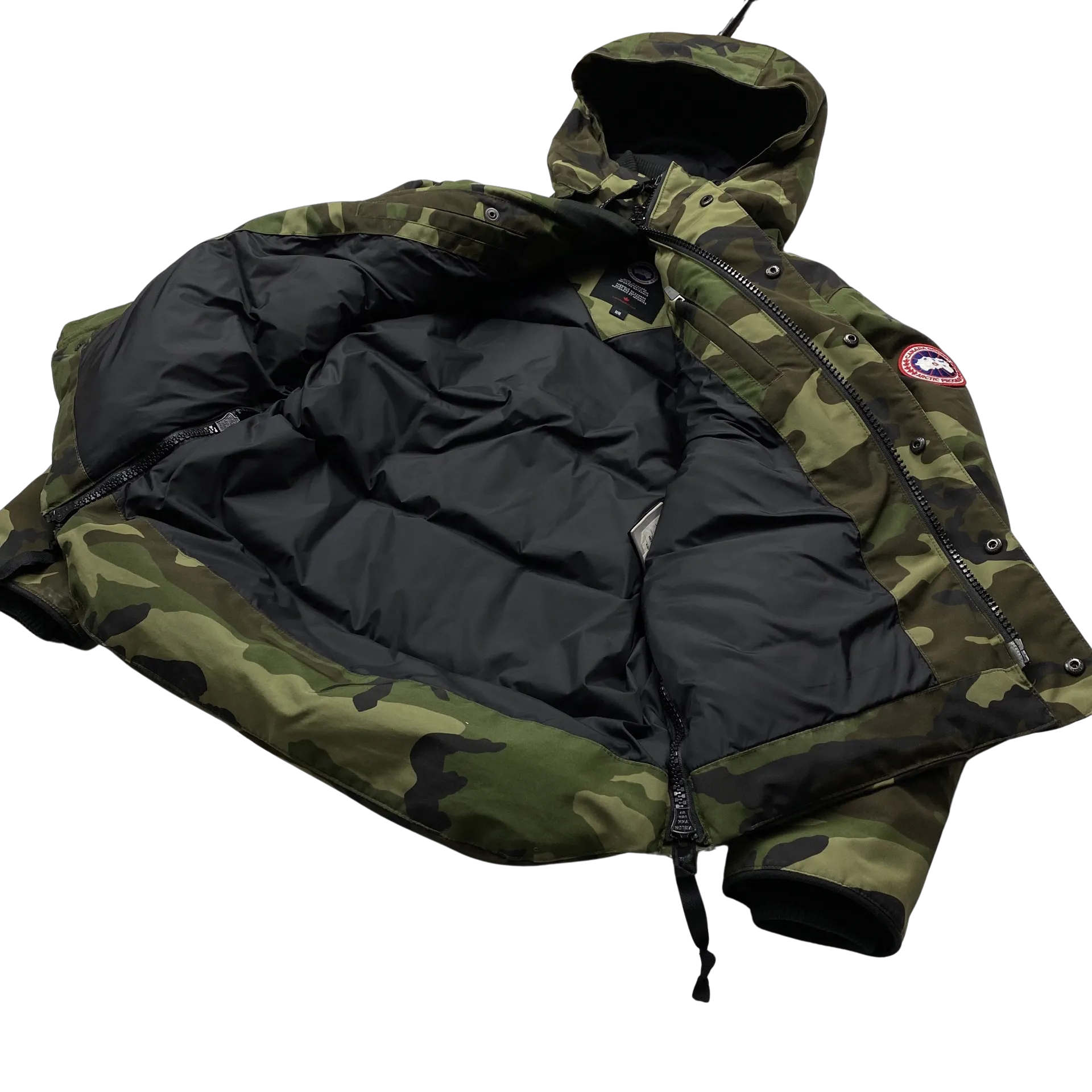 Canada Goose Maitland Military Camo Hooded Puffer Jacket - Medium