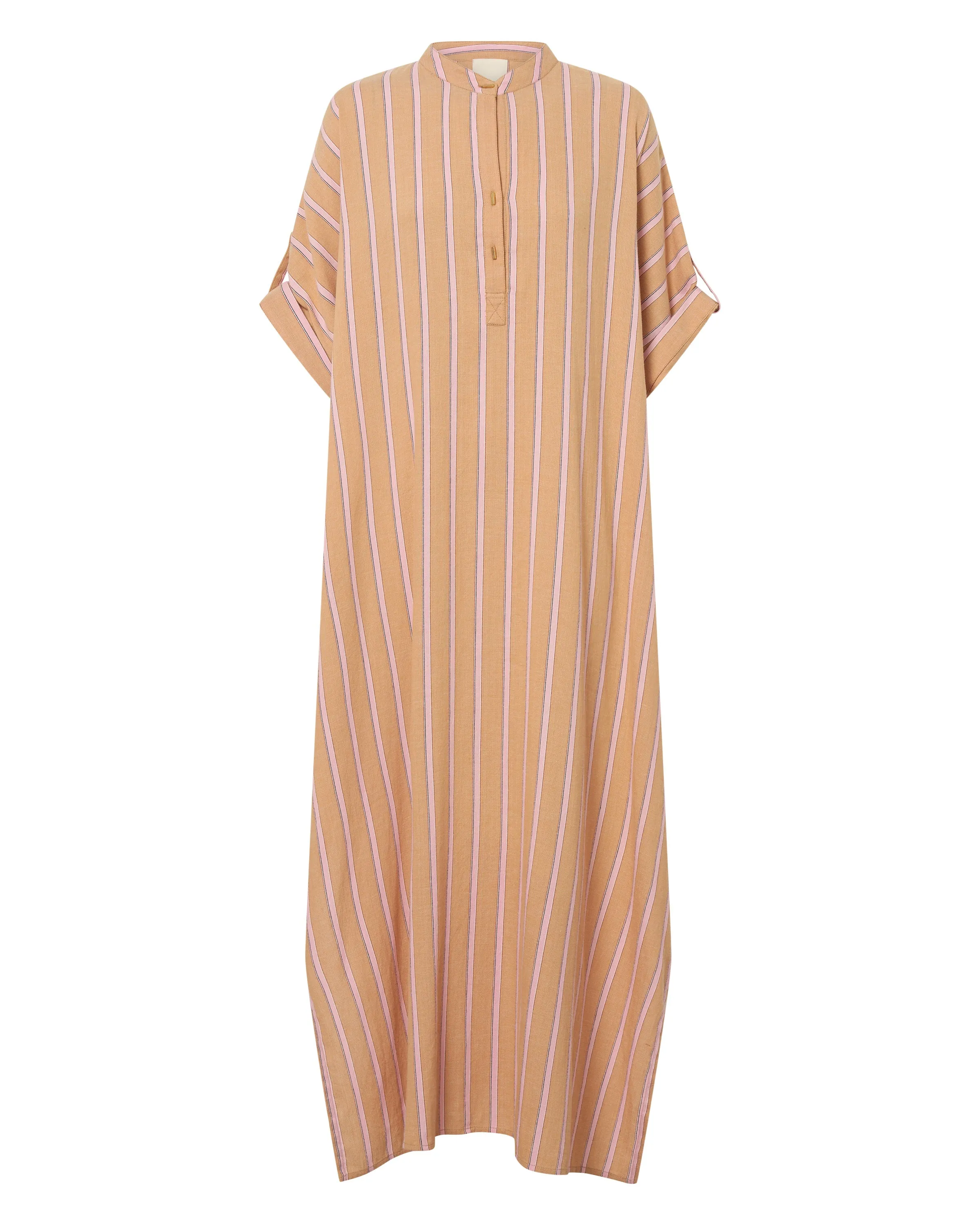 Castor Camel Stripe Caftan