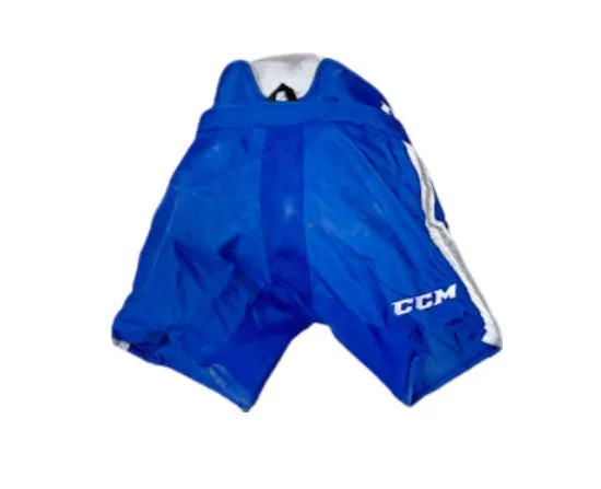 CCM HPG12A - Used Pro Stock Hockey Goalie Pants (Blue)