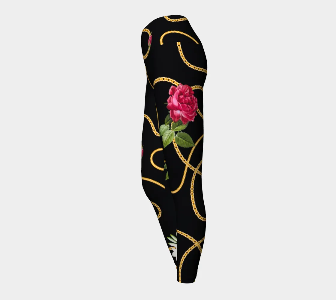 Chained Maiden Florals Yoga Leggings