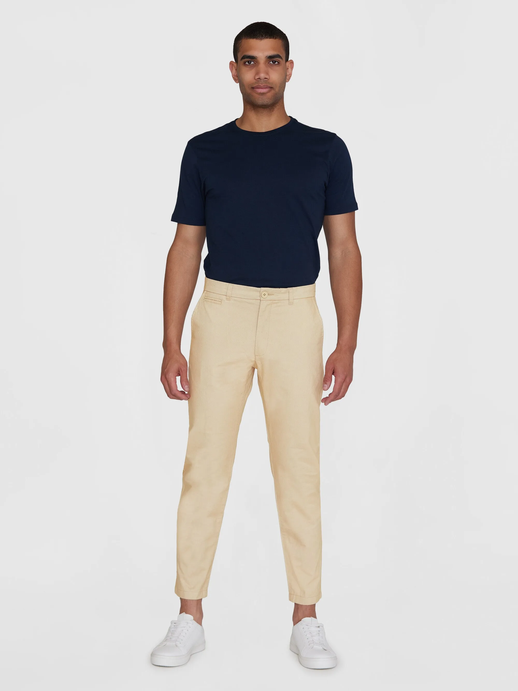 CHUCK regular twill chino pants - Light feather gray