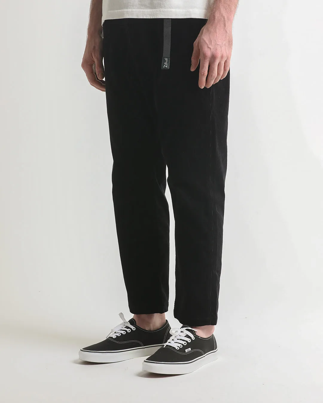 Cord Long Pants - Black