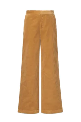 Corduroy Brown Wide Leg Trousers