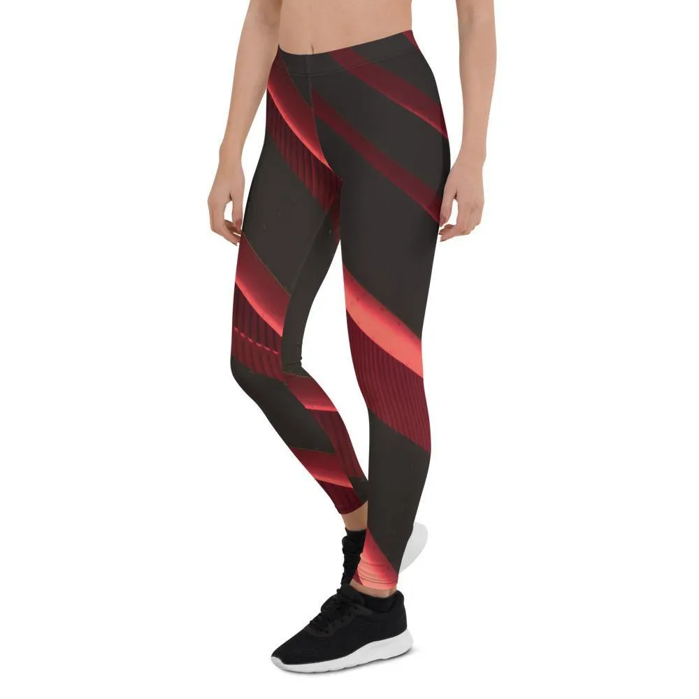 Crimson Low Waist Leggings