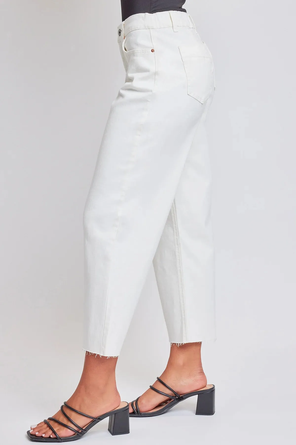 CURVY CROPPED WIDE LEG PANTS