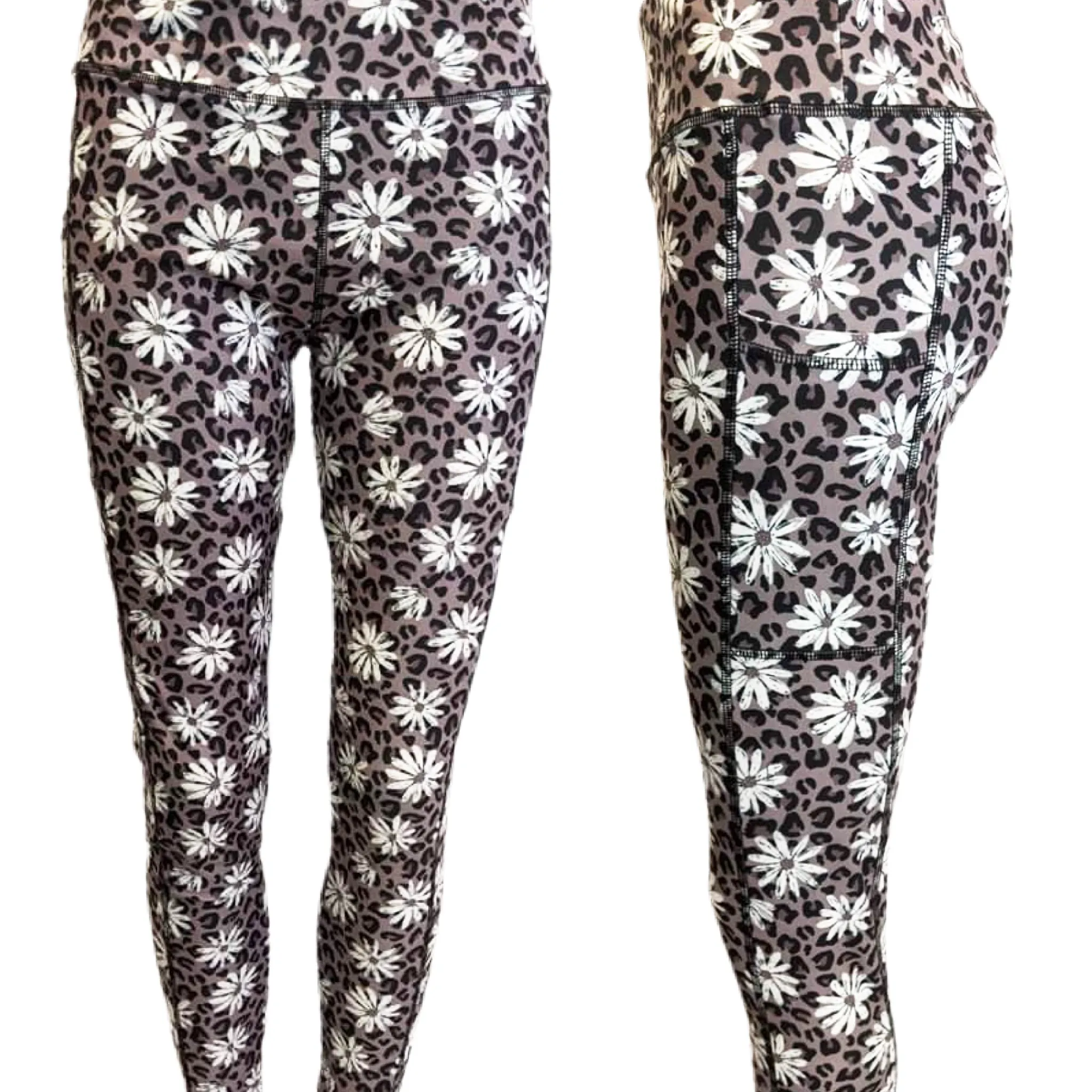 Daisy Leopard Leggings