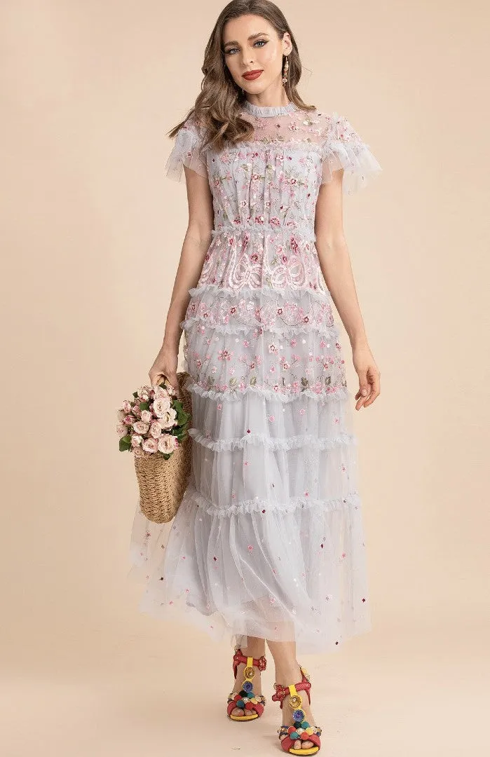 Designer Gala Embroidered Dress