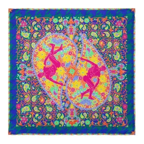 Discobolos Varanasi, Paisley Gods Silk Neckerchief