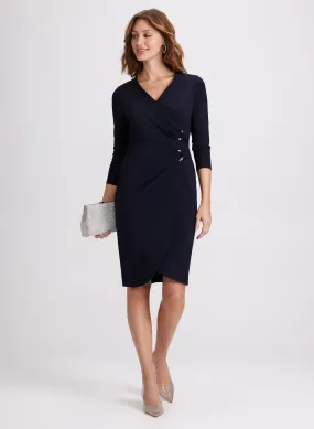 Double Ring Wrap Dress